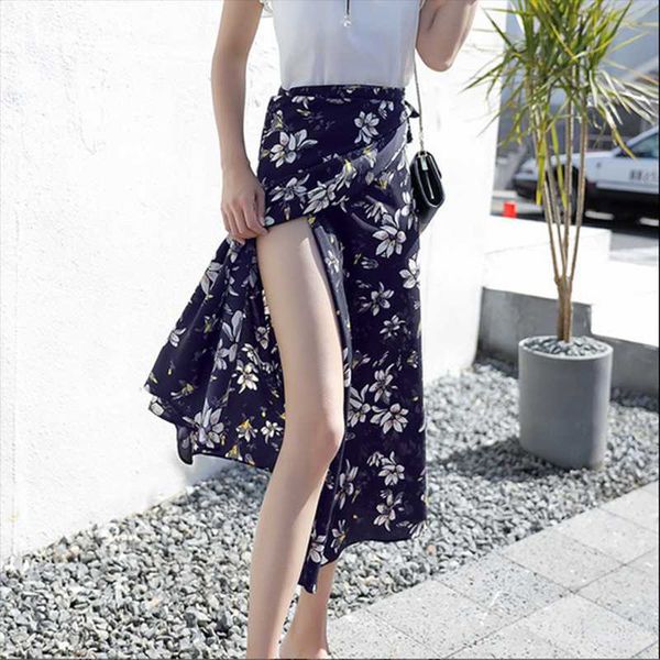 2019 new fashion half-length skirt female new skirt female summer long beach chiffon, Black
2019 new fashion half-length skirt female new skirt female summer long beach chiffon, Black