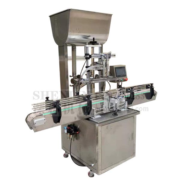 shenlin 2 heads liquid filler automatic beverage production line cans beer honey paste oil filling machine supplier
shenlin 2 heads liquid filler automatic beverage production line cans beer honey paste oil filling machine supplier