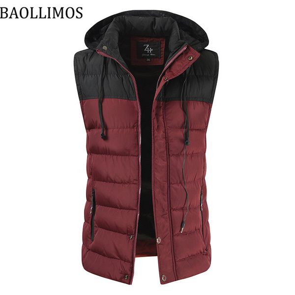 men's vests winter cotton fashion hooded coat men clothes 2021 outwear parkas jackets warm vest, Black;white
men's vests winter cotton fashion hooded coat men clothes 2021 outwear parkas jackets warm vest, Black;white
