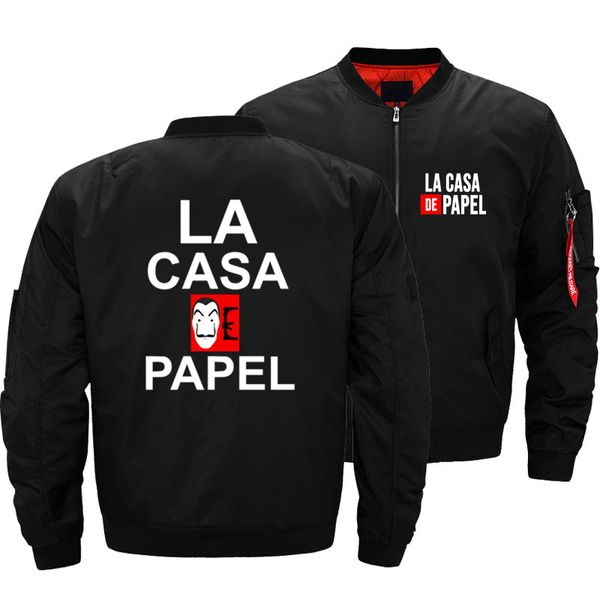 us size money heist la casa de papel jacket men hombre bomber jackets house of paper ma-1 air pilot flight motorcycle coats 5xl, Black;brown
us size money heist la casa de papel jacket men hombre bomber jackets house of paper ma-1 air pilot flight motorcycle coats 5xl, Black;brown