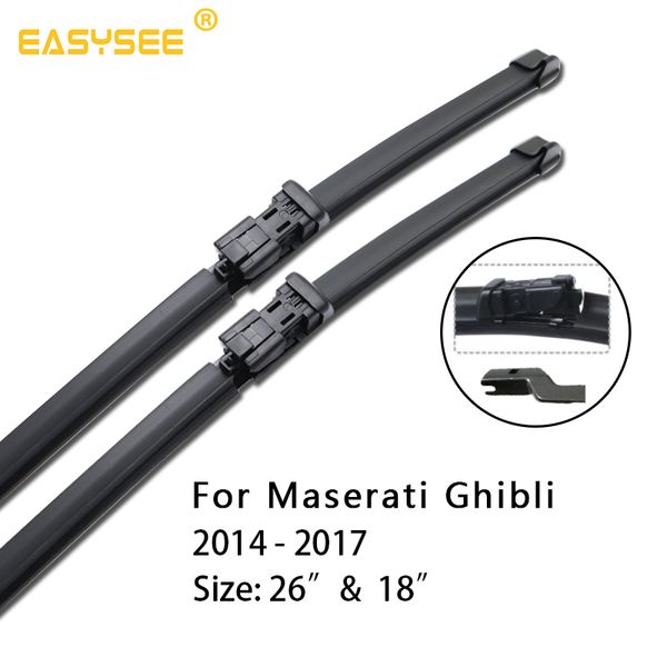 car windscreen windshield wiper blades for maserati ghibli fit push button arms 2014 2015 2016 2017 26"&18
car windscreen windshield wiper blades for maserati ghibli fit push button arms 2014 2015 2016 2017 26"&18