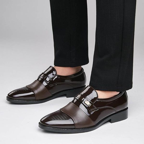 2019 big size men shoes wedding suede business leather shoes for men casual pointed toe male suit dropship #xes, Black
2019 big size men shoes wedding suede business leather shoes for men casual pointed toe male suit dropship #xes, Black