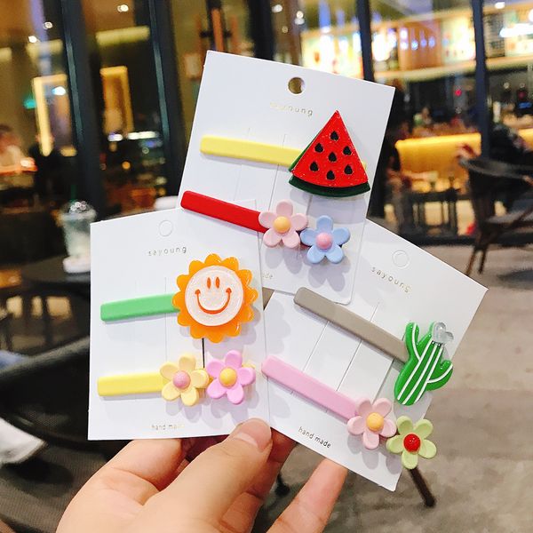 2pcs/lot girls hair clips cute flower fruit hair clip candy-colored decoration clips accessories for girls kids, Slivery;white
2pcs/lot girls hair clips cute flower fruit hair clip candy-colored decoration clips accessories for girls kids, Slivery;white