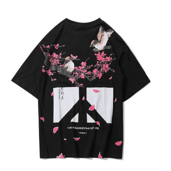 camiseta de manga curta da paz da forma do verão rua japonesa camiseta masculina do algodão hip-hop s magpie t camisa, White;black
camiseta de manga curta da paz da forma do verão rua japonesa camiseta masculina do algodão hip-hop s magpie t camisa, White;black