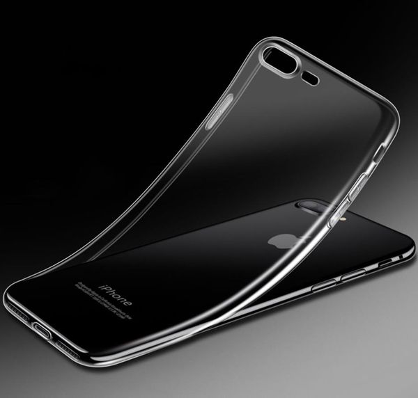 

Тонкий Тонкий прозрачный Мягкий ТПУ телефон чехол для iPhone 7 8 Plus Clear Чехлы для iPhone X