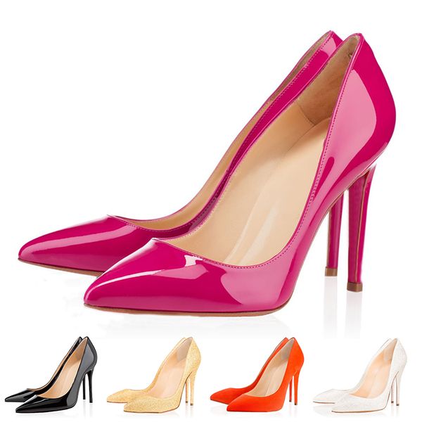 with box 2020 fashion luxury designer women shoes red bottom high heels 8cm 10cm 12cm black red pink leather wedding dress shoes 35-42
with box 2020 fashion luxury designer women shoes red bottom high heels 8cm 10cm 12cm black red pink leather wedding dress shoes 35-42