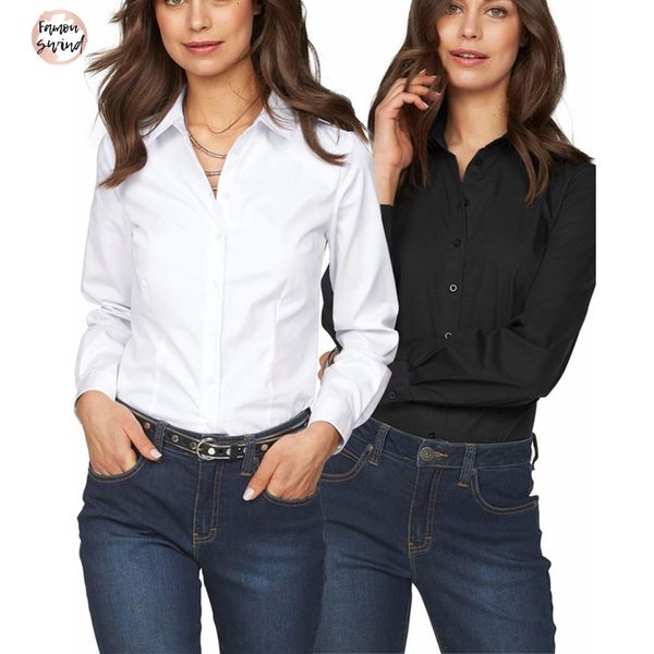 новые блузки с длинным рукавом рубашки женщины 2019 розовый черный белый женские топы и тонкие сорочки femme ol работа fit shirt, White 
новые блузки с длинным рукавом рубашки женщины 2019 розовый черный белый женские топы и тонкие сорочки femme ol работа fit shirt, White