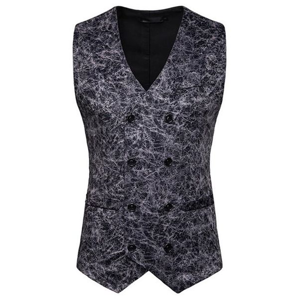 leopard mens suit vests sleeveless casual mens outerwear with button male clothing, Black;white
leopard mens suit vests sleeveless casual mens outerwear with button male clothing, Black;white