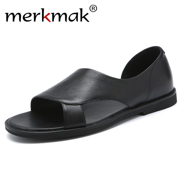 merkmak men sandals 2020 new leather gladiator sandals buckle strap open-toed beach slippers mens breathable non-slip slides, Black
merkmak men sandals 2020 new leather gladiator sandals buckle strap open-toed beach slippers mens breathable non-slip slides, Black