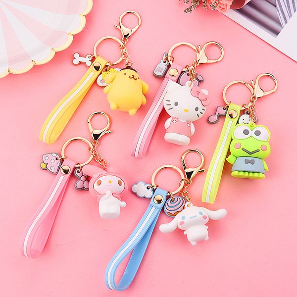 2020 cartoon soft rubber frog black cat family doll keychain couple fashion charm jewelry pendant gift creative car key ring, Silver
2020 cartoon soft rubber frog black cat family doll keychain couple fashion charm jewelry pendant gift creative car key ring, Silver