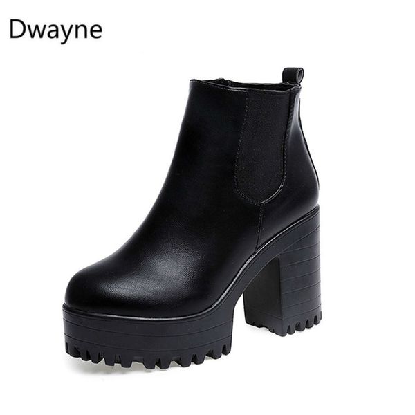 dwayne botas mujer fashion women boots square heel platforms zapatos mujer pu leather thigh high pump boots motorcycle shoes, Black
dwayne botas mujer fashion women boots square heel platforms zapatos mujer pu leather thigh high pump boots motorcycle shoes, Black