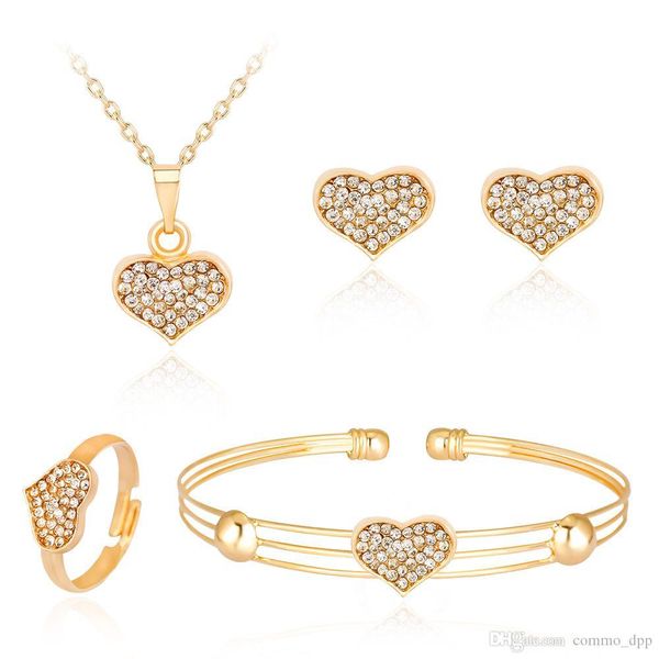 luxury crystal heart jewelry set for women wedding gold love shape pendant necklace stud earrings rings cuff bangle bracelet fashion jewelry, Silver
luxury crystal heart jewelry set for women wedding gold love shape pendant necklace stud earrings rings cuff bangle bracelet fashion jewelry, Silver