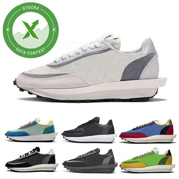 stock x ld waffle sacai white nylon casual shoes for men women triple black green multi suede white nylon sports sneakers trainers 
stock x ld waffle sacai white nylon casual shoes for men women triple black green multi suede white nylon sports sneakers trainers