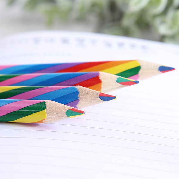 korean edition creative lovely rainbow four-color children's painting wooden lead pencil for school student gifts stationery
korean edition creative lovely rainbow four-color children's painting wooden lead pencil for school student gifts stationery