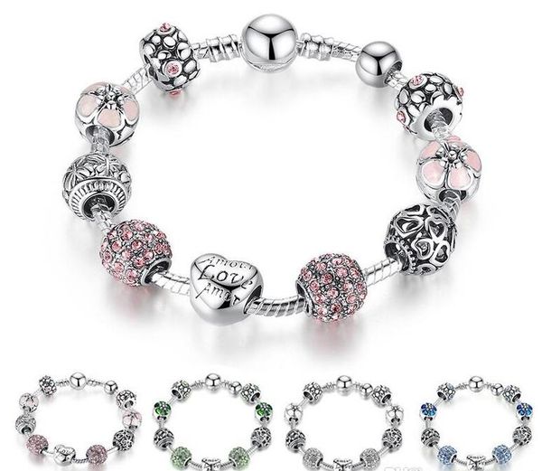 fine tibetan silver beads bracelet pandora charms glass beads diy beaded strands bracelet pink white blue green 4 colors optional gb1610, Black
fine tibetan silver beads bracelet pandora charms glass beads diy beaded strands bracelet pink white blue green 4 colors optional gb1610, Black