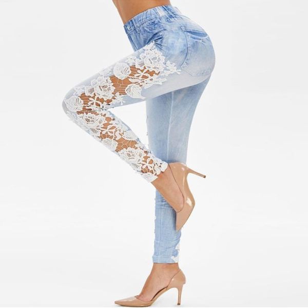 women's jeans high waist hole jeans button slim elastic waist perspective lace trousers pant boyfriend for wome #25, Blue
women's jeans high waist hole jeans button slim elastic waist perspective lace trousers pant boyfriend for wome #25, Blue