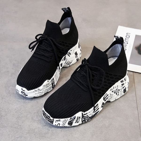 tenis feminino shoes women tennis shoes outdoor sneakers wedge platform height increase 8cm sock footwear zapatos mujer
tenis feminino shoes women tennis shoes outdoor sneakers wedge platform height increase 8cm sock footwear zapatos mujer