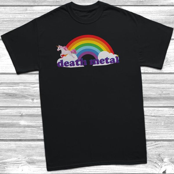death metal t shirt tee womens mens rainbow rock festival unicorn summer men's fashion teecomfortable t shirt, White;black
death metal t shirt tee womens mens rainbow rock festival unicorn summer men's fashion teecomfortable t shirt, White;black