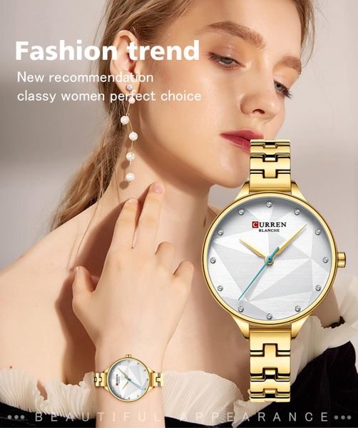 fashion women watches curren quartz simple ladies watch stainless steel female wristwatch relojes para mujer 9047, Slivery;brown
fashion women watches curren quartz simple ladies watch stainless steel female wristwatch relojes para mujer 9047, Slivery;brown