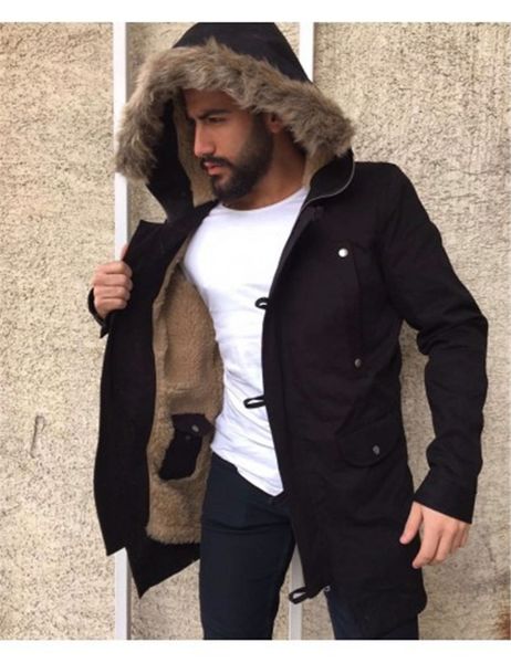 plus size mens hooded fur down jackets fashion casual solid color hooded fleece jackets autumn winter long sleeved mens coats, Black;brown
plus size mens hooded fur down jackets fashion casual solid color hooded fleece jackets autumn winter long sleeved mens coats, Black;brown