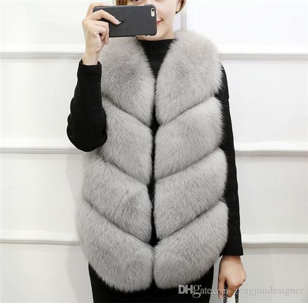 luxury women designer coats fashion faux fur vest sleeveless covered button coats luxury style women designer clothes, Black
luxury women designer coats fashion faux fur vest sleeveless covered button coats luxury style women designer clothes, Black