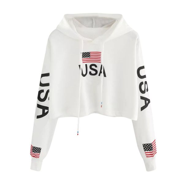 american flag usa letters print hoodie women autumn harajuku casual short sweatshirt white drawstring hooded pullover #y3, Black
american flag usa letters print hoodie women autumn harajuku casual short sweatshirt white drawstring hooded pullover #y3, Black