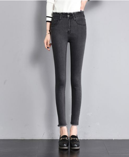 charcoal black cowboy талия tight платье девять очки ноги брюки, Blue 
charcoal black cowboy талия tight платье девять очки ноги брюки, Blue