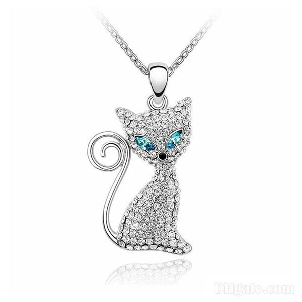 подвеска ожерелье cat формы ожерелье кристалл от swarovski fashion cute для дня рождения обручальное подарок, Silver
подвеска ожерелье cat формы ожерелье кристалл от swarovski fashion cute для дня рождения обручальное подарок, Silver