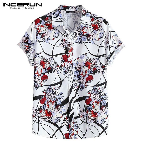 incerun summer streetwear men floral printed short sleeve casual lapel shirt comfort hawaiian beach button mens fashion blouse, White;black
incerun summer streetwear men floral printed short sleeve casual lapel shirt comfort hawaiian beach button mens fashion blouse, White;black