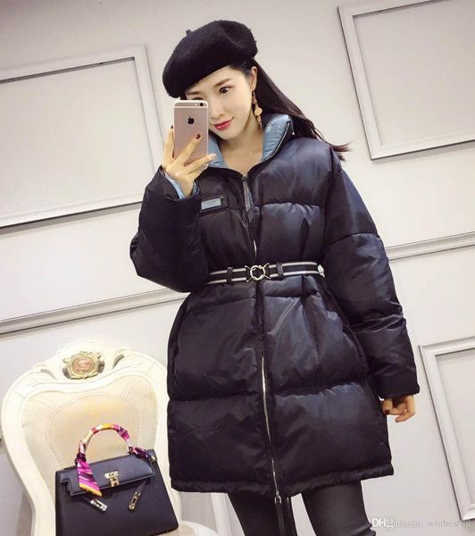 2019 women's street fashion clothing winter warm outwear thick white goose down jacket brand warm parka, Black
2019 women's street fashion clothing winter warm outwear thick white goose down jacket brand warm parka, Black