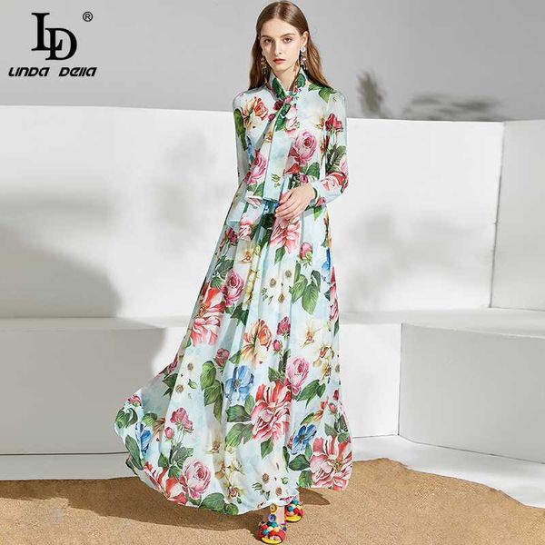 ld linda della fashion runway summer maxi dress women multicolor floral print boho beach vacation chiffon long dresses + scarf, Black;gray 
ld linda della fashion runway summer maxi dress women multicolor floral print boho beach vacation chiffon long dresses + scarf, Black;gray