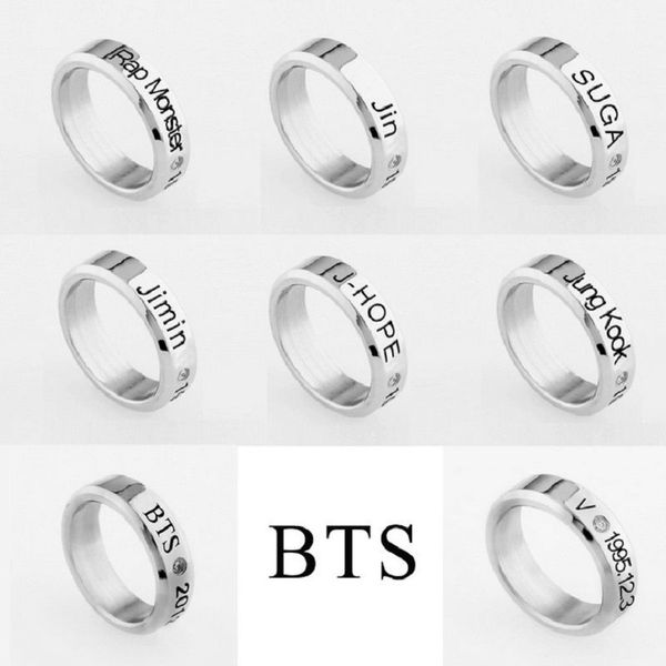 8 Стиль Bangtan Boys Ring Jin V J-Hope ювелирных изделий кольца аксессуары для мужчин женщины Ж
8 Стиль Bangtan Boys Ring Jin V J-Hope ювелирных изделий кольца аксессуары для мужчин женщины Ж