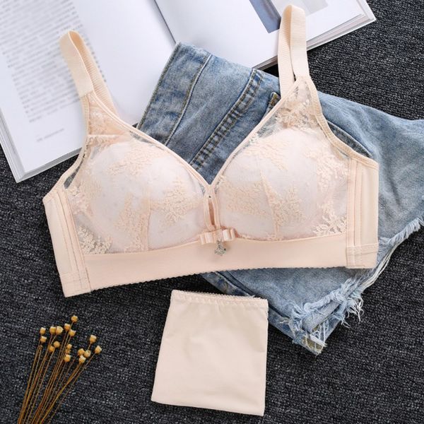 2019 new style french retro lace embroidered bra without rims bow diamond bra + solid briefs, Red;black
2019 new style french retro lace embroidered bra without rims bow diamond bra + solid briefs, Red;black