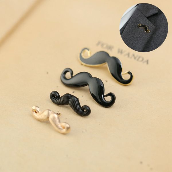 fashion black moustache enamel brooches pins small suit shirt collar lapel pins badge settings for men boy drop shipping wholesale, Gray
fashion black moustache enamel brooches pins small suit shirt collar lapel pins badge settings for men boy drop shipping wholesale, Gray