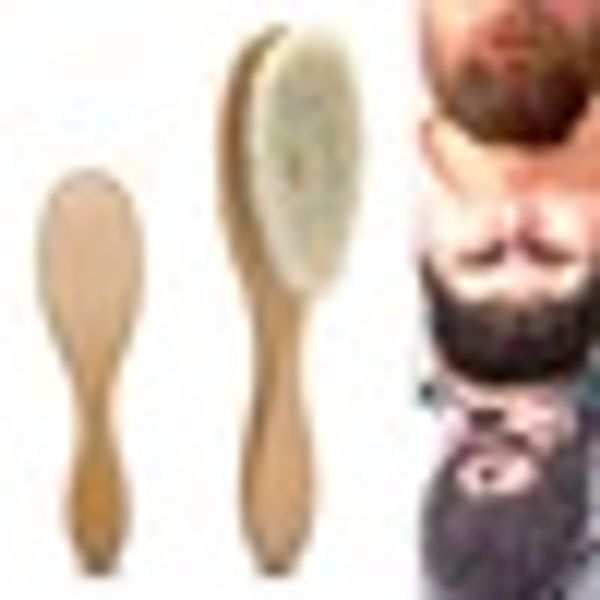 retro wood beard comb wooden handle mustache brush oil hair grooming hair comb beard styling brush #8, Silver
retro wood beard comb wooden handle mustache brush oil hair grooming hair comb beard styling brush #8, Silver