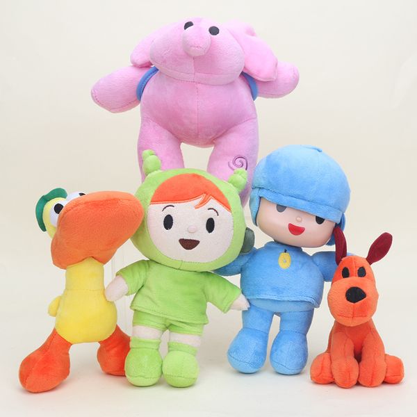 5pcs/set anime pocoyo kids brinquedos pocoyo elly pato pocoyo loula nina stuffed plush toys gift for children y200703
5pcs/set anime pocoyo kids brinquedos pocoyo elly pato pocoyo loula nina stuffed plush toys gift for children y200703