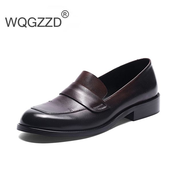 chaussures femme 2020 new oxford shoes women's spring casual shoes genuine leather british style loafers femme zapatos, Black
chaussures femme 2020 new oxford shoes women's spring casual shoes genuine leather british style loafers femme zapatos, Black
