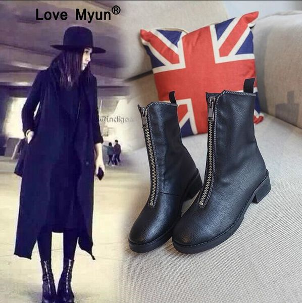 spring autumn women new fashion round head front zipper low heel boots black shoes waterproof shoes fgyh
spring autumn women new fashion round head front zipper low heel boots black shoes waterproof shoes fgyh
