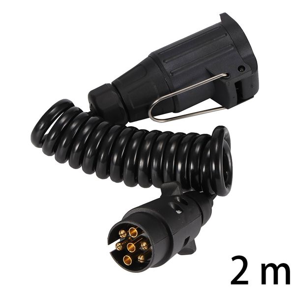12v 7-13 pin trailer plug socket with spring cable 2m extension cord wiring caravan connectors 12v car accessories
12v 7-13 pin trailer plug socket with spring cable 2m extension cord wiring caravan connectors 12v car accessories
