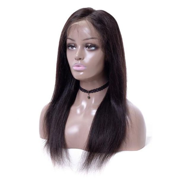 full lace human hair wigs for black women straight brazilian virgin hair wigs pre plucked natural hairline with baby hair, Black;brown
full lace human hair wigs for black women straight brazilian virgin hair wigs pre plucked natural hairline with baby hair, Black;brown