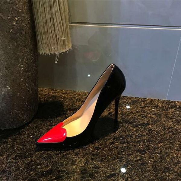 new heart-shaped fashionable and luxurious lady's red-soled high heels, patent leather party wedding shoes original box #15, Black
new heart-shaped fashionable and luxurious lady's red-soled high heels, patent leather party wedding shoes original box #15, Black
