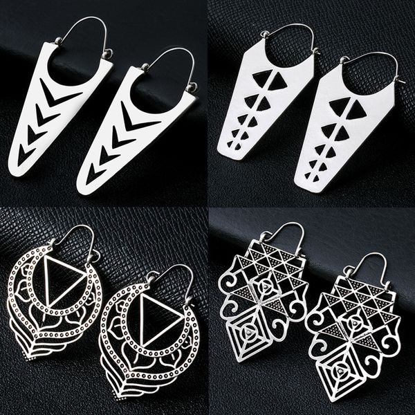 fashion bohemia metal statement earrings for women boho hanging dangle earrings drop earing modern jewelry, Silver
fashion bohemia metal statement earrings for women boho hanging dangle earrings drop earing modern jewelry, Silver