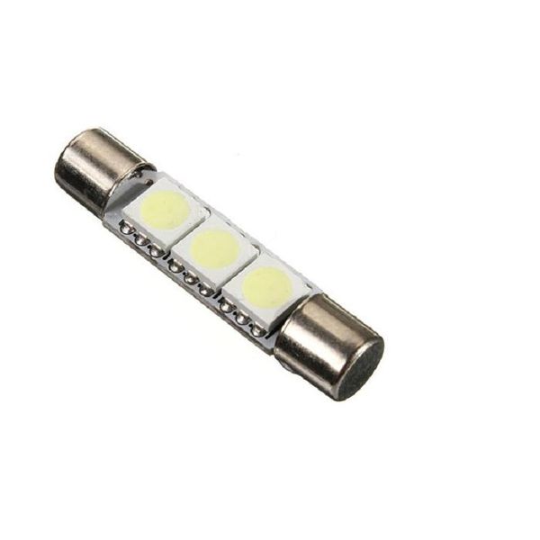 2pcs 31mm t6 3 smd led lamp bulb for car interior sun visor vanity mirror fuse light pure white dc12v car-styling
2pcs 31mm t6 3 smd led lamp bulb for car interior sun visor vanity mirror fuse light pure white dc12v car-styling