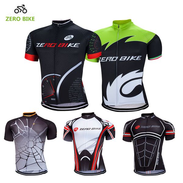 zerobike summer men's short sleeve cycling jersey full zipper breathable mountain bike clothing ciclismo m-xxl, Black;red
zerobike summer men's short sleeve cycling jersey full zipper breathable mountain bike clothing ciclismo m-xxl, Black;red