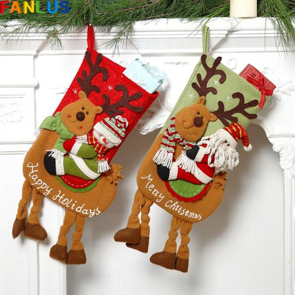 1pcs/lots christmas tree decoration stocking non-woven fabric snow man bag big size santa claus christmas gift for kids xmas
1pcs/lots christmas tree decoration stocking non-woven fabric snow man bag big size santa claus christmas gift for kids xmas