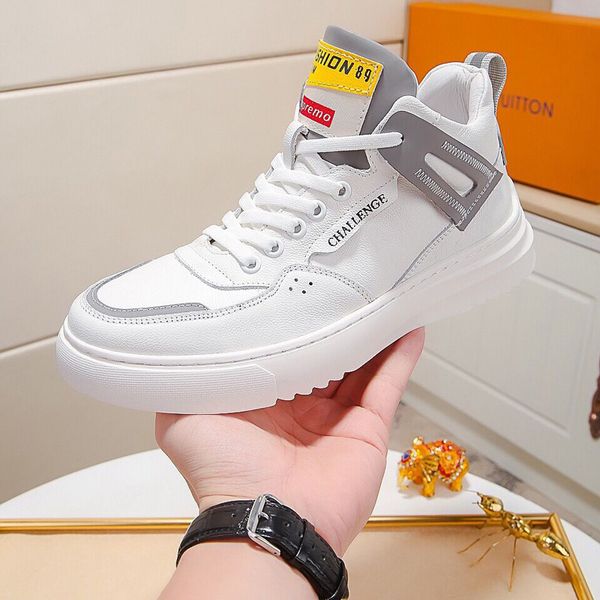leather high-end small white shoes men 2019 autumn and winter models wild thick-soled sports and leisure shoes shoes personality, Black
leather high-end small white shoes men 2019 autumn and winter models wild thick-soled sports and leisure shoes shoes personality, Black