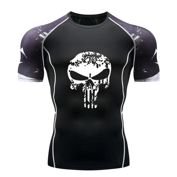 punisher 3d printed t-shirts compression tights men fitness running shirt breathable short-sleeve rashguard gym men's sportswear, Black;blue
punisher 3d printed t-shirts compression tights men fitness running shirt breathable short-sleeve rashguard gym men's sportswear, Black;blue