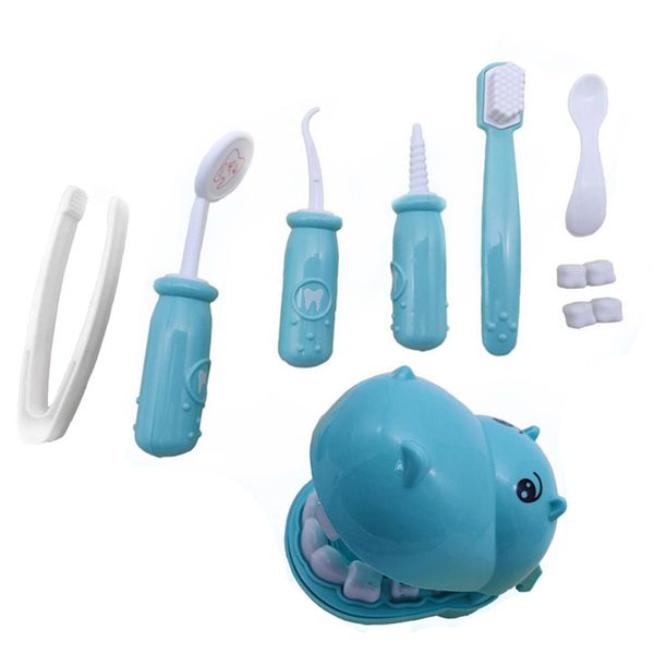 9/10pcs pretend play toy dentist check teeth model set medical kit educational role play simulation learing toys for children
9/10pcs pretend play toy dentist check teeth model set medical kit educational role play simulation learing toys for children