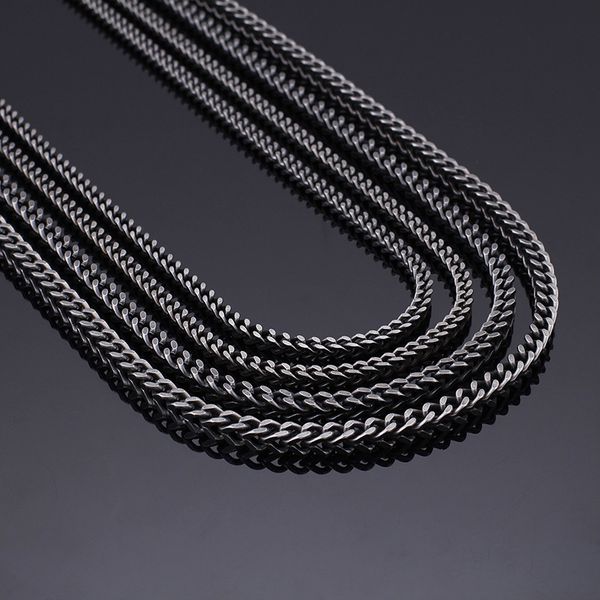 vintage hiphop brush black stainless steel dragon keel chain necklace men punk heavy chunky choker biker jewelry, Silver
vintage hiphop brush black stainless steel dragon keel chain necklace men punk heavy chunky choker biker jewelry, Silver