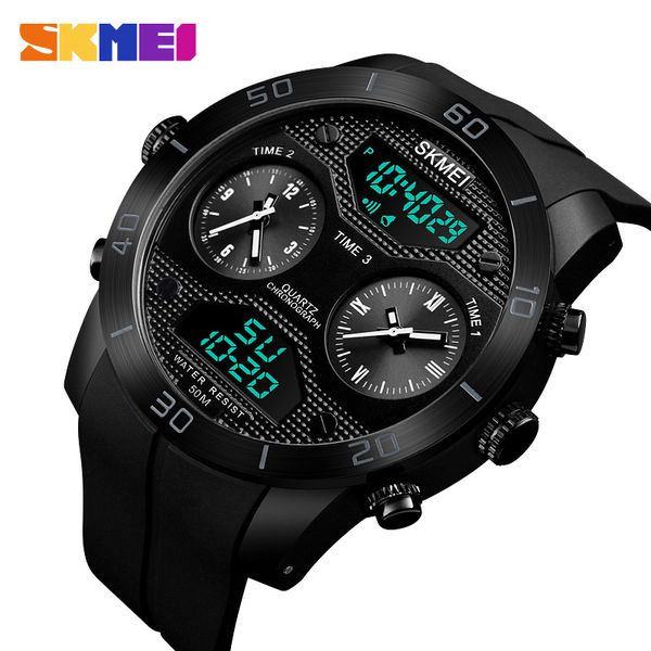 skmei outdoor sport watch men 5bar waterproof led digital watches dual display wristwatches relogio masculino 1355, Slivery;brown
skmei outdoor sport watch men 5bar waterproof led digital watches dual display wristwatches relogio masculino 1355, Slivery;brown